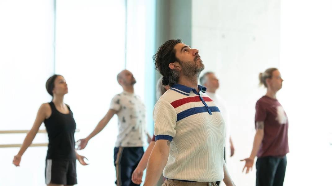 Participants during a Contemporary Level 1 Dance Class at Trinity Laban