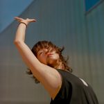 Dancer in front of Laban Trinity_Laban_Rebrand_092024_photo by Maya Asha Jeffers